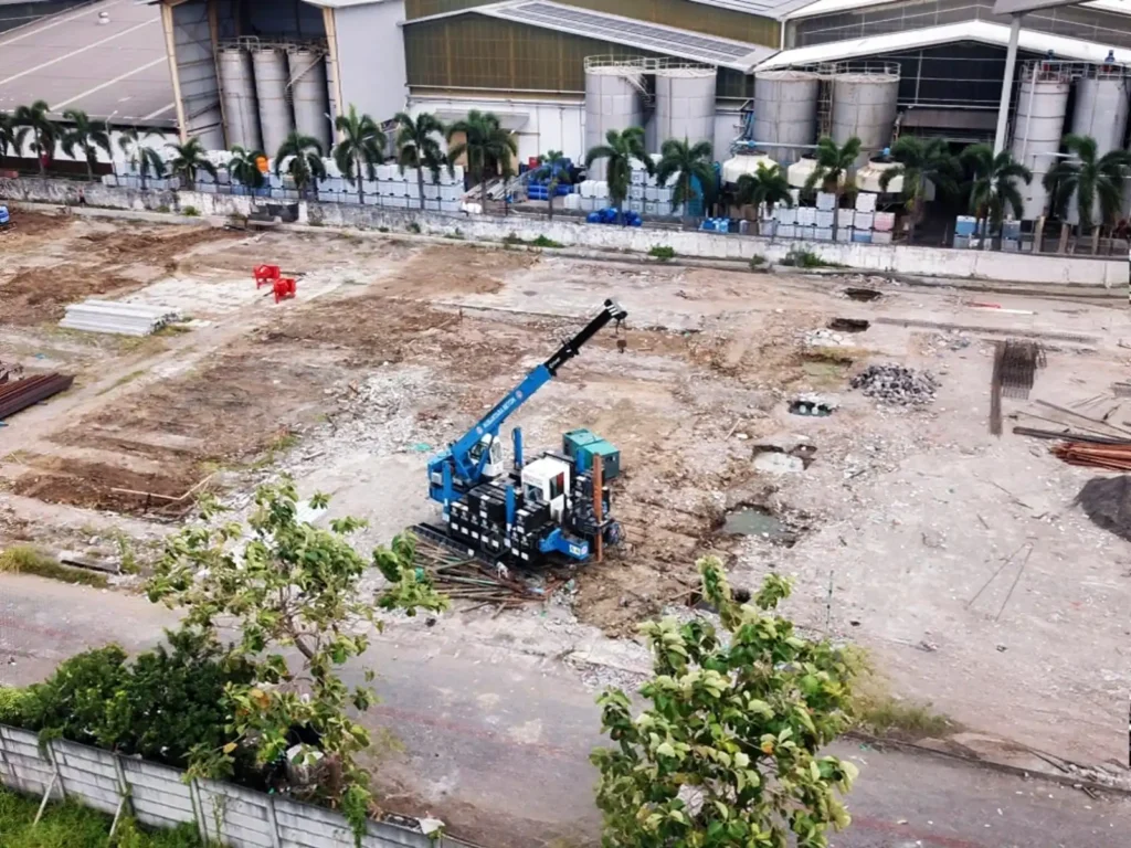 Pemasangan Mini Pile di Driyorejo Gresik