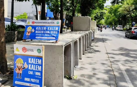 Proyek Drainase Surabaya Andalkan U-Ditch Nusantara Beton