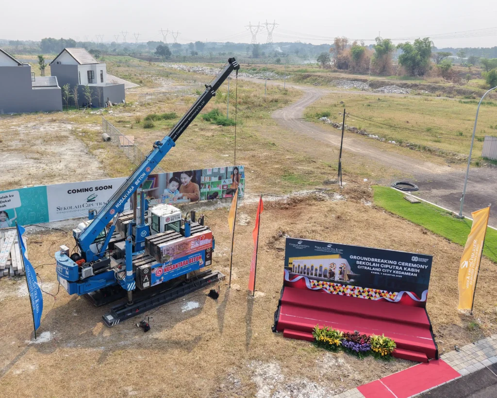 Ground Breaking Sekolah Ciputra Kasih Didukung Nusantara Beton