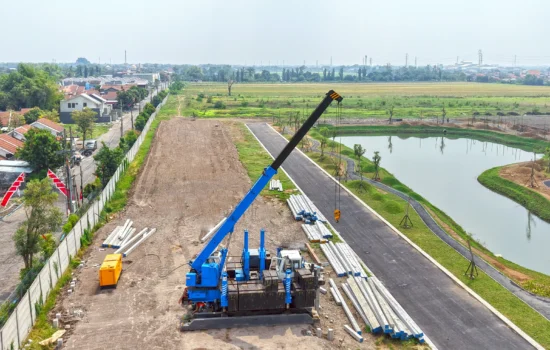 Pemasangan Minipile Nusantara Beton di Citra Garden Sidoarjo