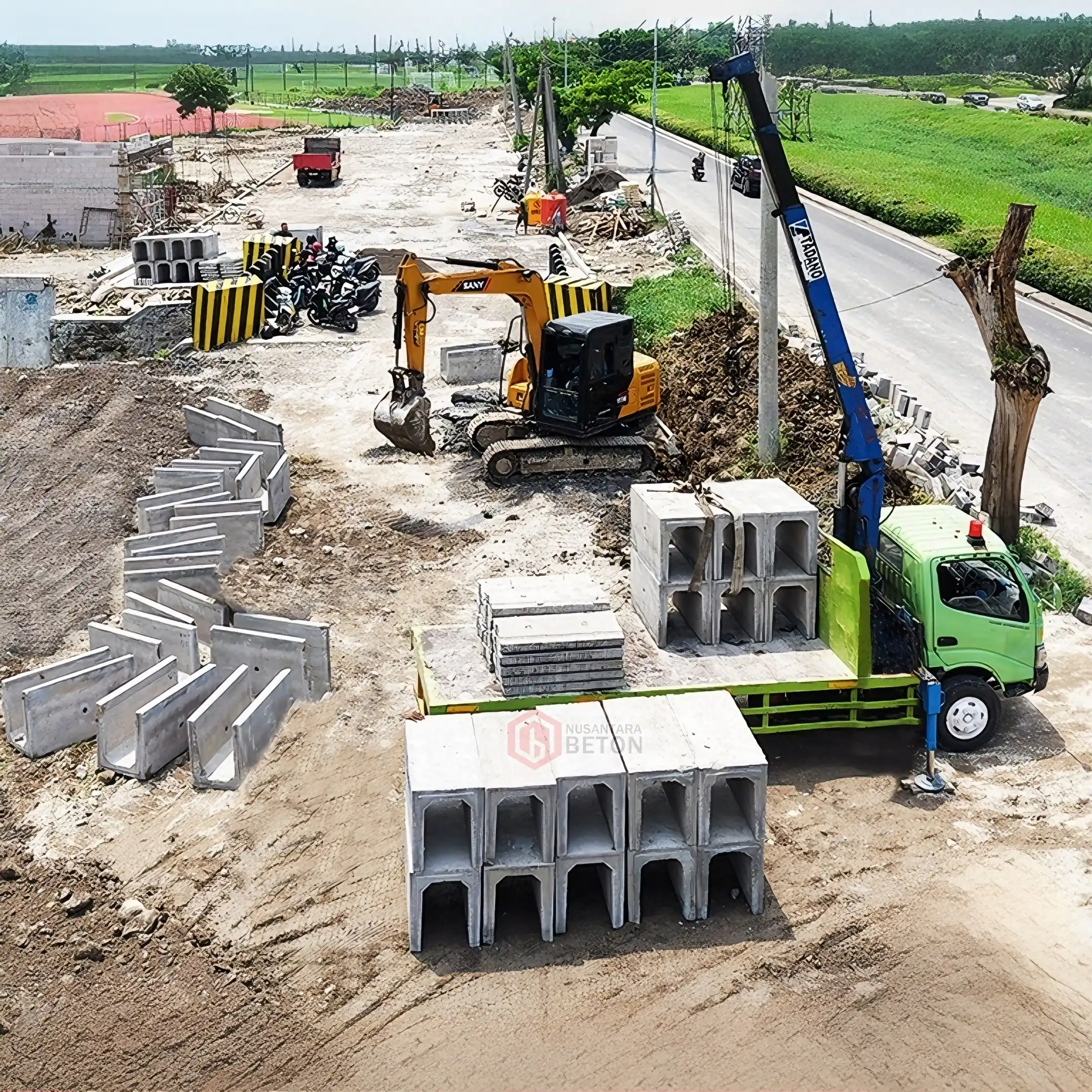 U-Ditch Nusantara Beton Solusi Drainasi Cepat
