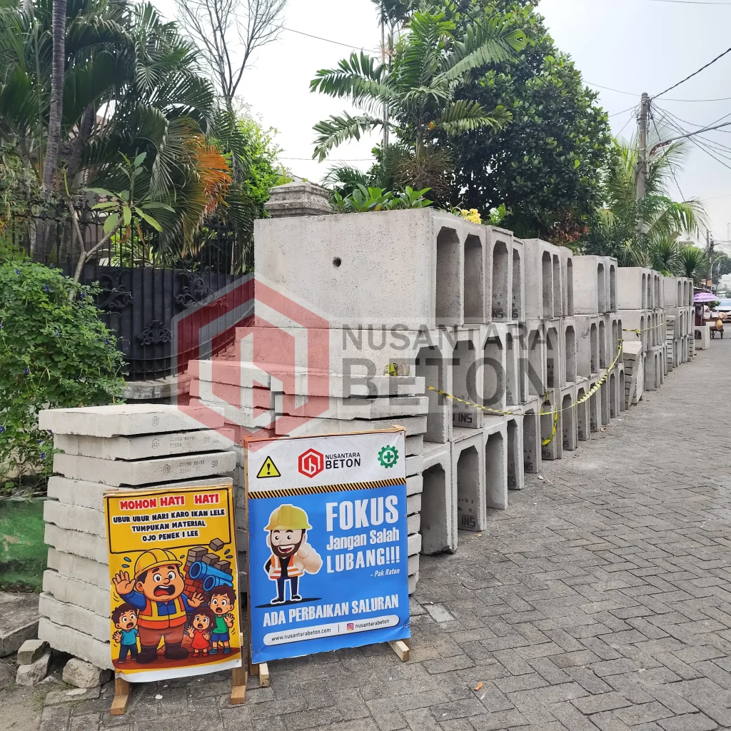 Dukuh Pakis Bebas Genangan Dengan U-Ditch Nusantara Beton
